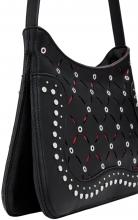 Handtasche Desigual Yankee Manaos Negro Nieten Cut Outs