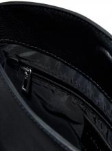 Desigual Trokel Damentasche Logo Überschlag Webband schwarz