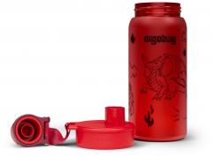 Sportflasche Ergobag rot Drache spülmaschinenfest