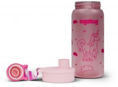 Ergobag rosa Trinkflasche für Mädchen Einhorn 