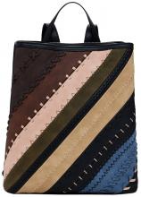 Damenrucksack Desigual bunt Whipstitch Sumy Quebec Patch