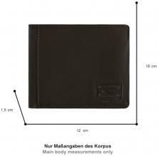 Camel Avtive Dust Herrenbörse Dust Leder schwarz