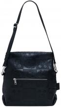 Loverty 4.0 Desigual Überschlagtasche All Mickey schwarz Prägung