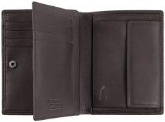 Camel Active Atlanta Lederbörse Herren Brown genarbtes Leder