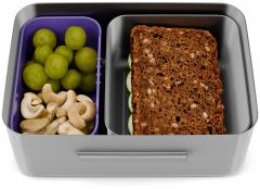 Jausenbox Edelstahl lila Schmetterling Ergobag