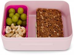 Ergobag Brotdose Kunststoff rosa Einhorn mit Trennfach