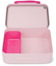 Ergobag Brotdose Kunststoff rosa Einhorn mit Trennfach