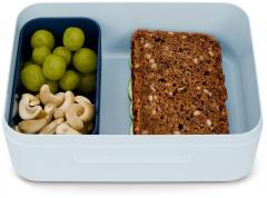 Ergobag Kunststoff Brotdose Delfin hellblau Unterwasser