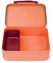 Vesperbox orange dunkelrot Ergobag Tiger BPA-frei Kunststoff