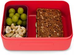 Frühstücksbox rot Drache Kunststoff Klickverschluss Ergobag