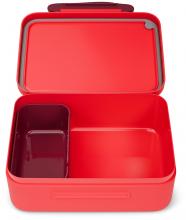 Frühstücksbox rot Drache Kunststoff Klickverschluss Ergobag