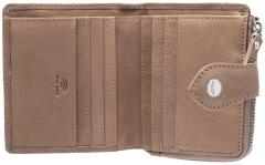 Slim Leatherwallet Woman Alberta Lemberg MAITRE Fungi Taupe