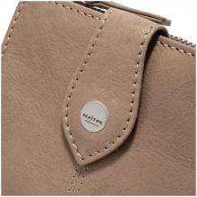 Slim Leatherwallet Woman Alberta Lemberg MAITRE Fungi Taupe