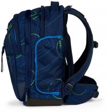 Rucksackset Satch Match Blue Tech dreiteilig blau gemustert