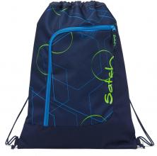 Rucksackset Satch Match Blue Tech dreiteilig blau gemustert