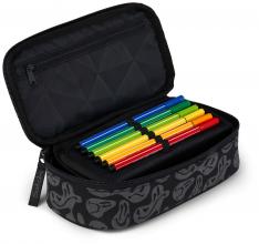 4teiliges Schultaschenset Satch Pack Blurry Faces reflektierend Sportbeutel Trinkflasche