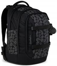 4teiliges Schultaschenset Satch Pack Blurry Faces reflektierend Sportbeutel Trinkflasche