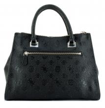 2. Wahl Anhänger fehlt Kurzgrifftasche Cresidia II Guess Dark Taupe Markenprägung