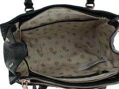 2. Wahl Anhänger fehlt Kurzgrifftasche Cresidia II Guess Dark Taupe Markenprägung