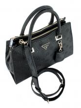 2. Wahl Anhänger fehlt Kurzgrifftasche Cresidia II Guess Dark Taupe Markenprägung