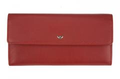 Golden Head Polo Frauenbörse Leder rot