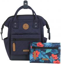 kleiner Rucksack Cabaia XS Reykjavik dunkelblau Molle Adventurer