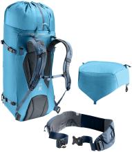 deuter Alpinrucksack Guide 44+8 wave ink Blau