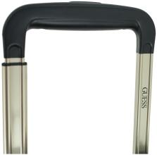 großer Reisekoffer Guess Berta Travel Wheeler L 77cm Dark Taupe Logo