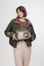 Anekke Schultertasche Muse Greece Bunt Metallic