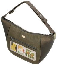 Schultertasche Anekke Muse Griechenland beige braun