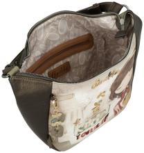 Schultertasche Anekke Muse Griechenland beige braun