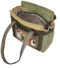 Anekke MUSE Henkeltasche mit Print Olivgrün Bunt