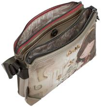 Crossovertasche Anekke Muse Beige bestickt Griechenland