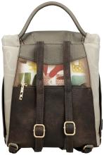 Anekke Muse Damenrucksack Drawstring Überschlag Taupe