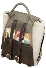 Anekke Muse Damenrucksack Drawstring Überschlag Taupe