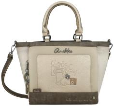 Anekke Muse Amphora Henkeltasche beige taupe Prägung