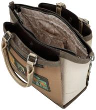 Anekke Muse Amphora Henkeltasche beige taupe Prägung