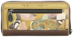 Anekke Longwallet Muse Bloom dunkelbraun Ziparound