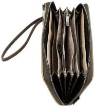 Anekke Longwallet Muse Bloom dunkelbraun Ziparound