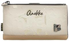 flexible Geldtasche Prägung beige braun Anekke Muse Bloom