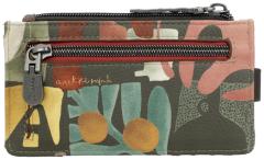 Anekke Kartenbörse Muse bestickt aufklappbar Print