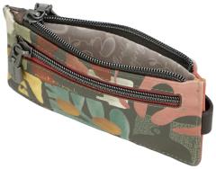 Anekke Kartenbörse Muse bestickt aufklappbar Print