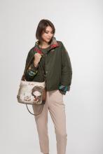 Anekke Umhängetasche MUSE Beige mit Print