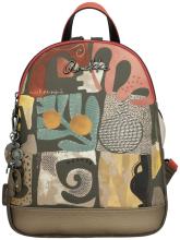 Alltagsrucksack Anekke Amphora dunkelbunt Glanz Kunst Muse griechisch