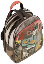 Alltagsrucksack Anekke Amphora dunkelbunt Glanz Kunst Muse griechisch