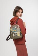 Alltagsrucksack Anekke Amphora dunkelbunt Glanz Kunst Muse griechisch