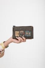 Anekke Börse flexibel Metallic Muse Amphora dunkelbunt RFID 