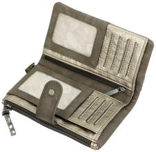 Anekke Börse flexibel Metallic Muse Amphora dunkelbunt RFID 