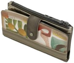 Anekke Börse flexibel Metallic Muse Amphora dunkelbunt RFID 