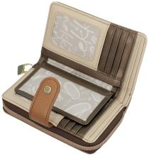 kompakte Anekke Klappbörse farbenfroh antik Muse Amphora Glanz Kartenetui